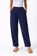 Bryn Walker Linen Flat Front Pant-7994