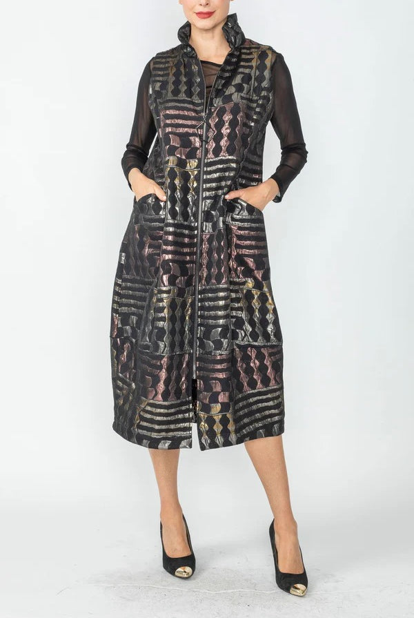 IC Collection Sleeveless Domino Dress | Unique Apparel USA