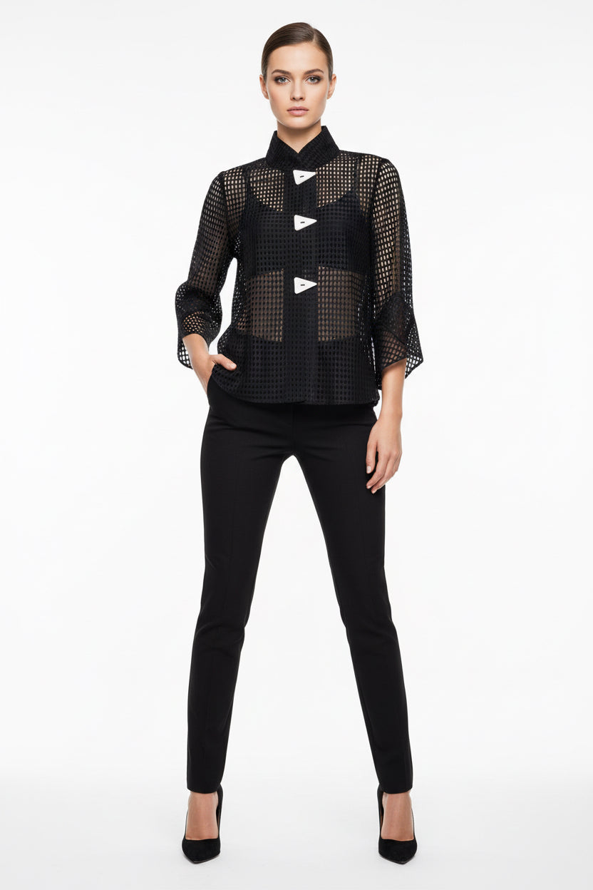 Tulip Sleeve Short Jacket 6993J