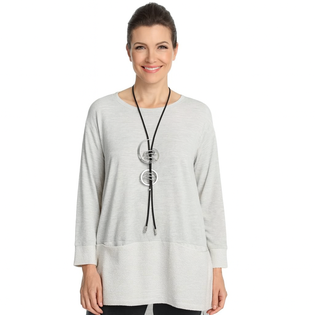 IC Collection Soft Knit Tunic Top IC-8437T