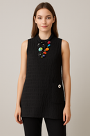 IC Collection Sleeveless Asymmetric Pucker Tunic-IC-4811T