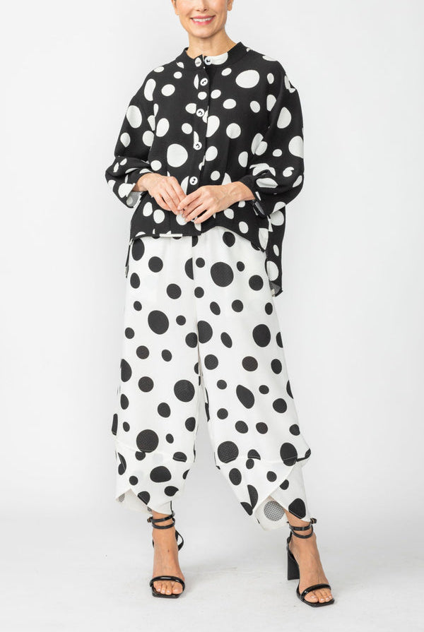 Pleat Hem Kimona Blouse 7027B | Unique Apparel USA