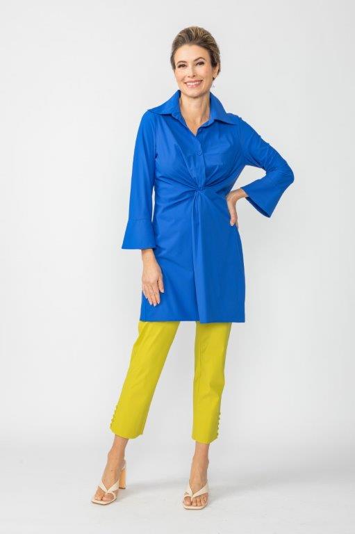 IC Collection Shirt Collar Front Twist-7029B