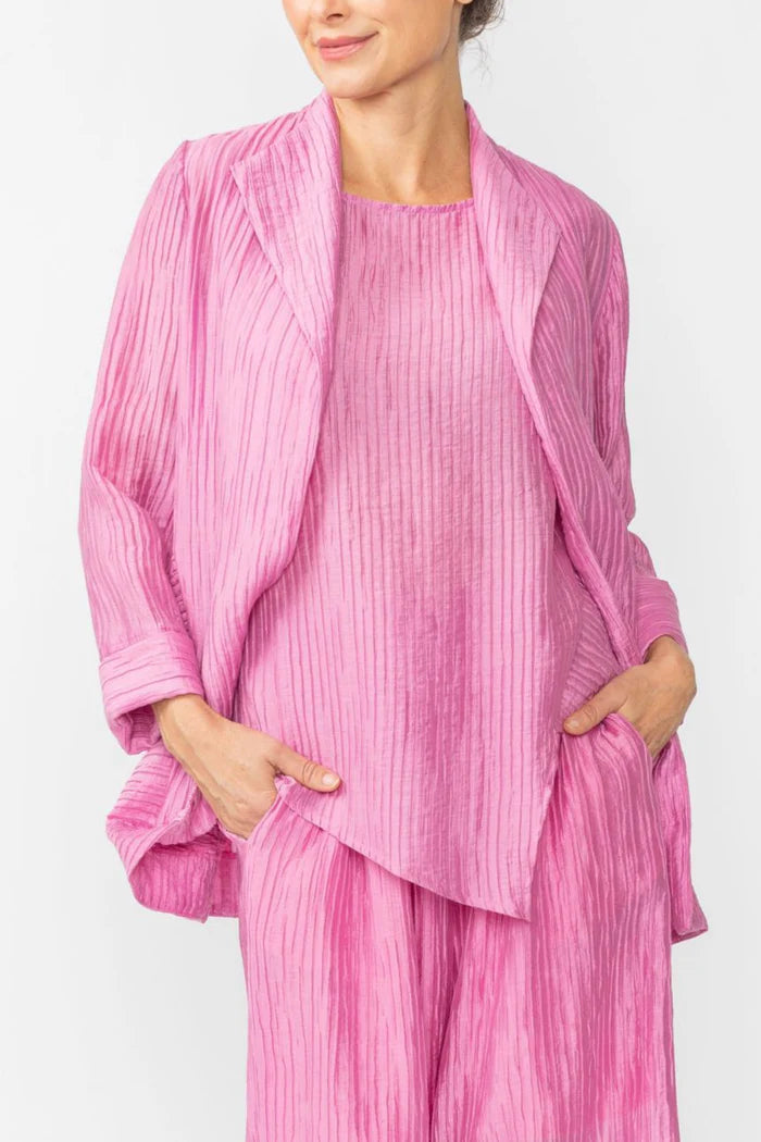 Textured Sleeveless Tank Top-7054T