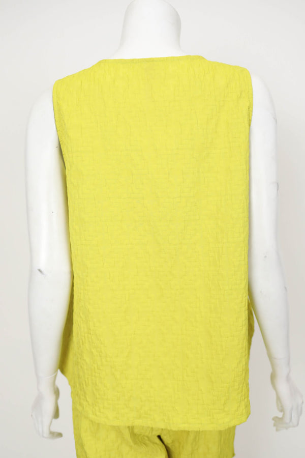 Side Down Spaghetti Tied Top 7061T-LIME