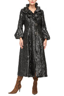 IC Collection Midnight Ripple Opera Coat-7128J