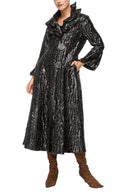 IC Collection Midnight Ripple Opera Coat-7128J