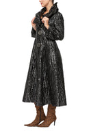IC Collection Midnight Ripple Opera Coat-7128J