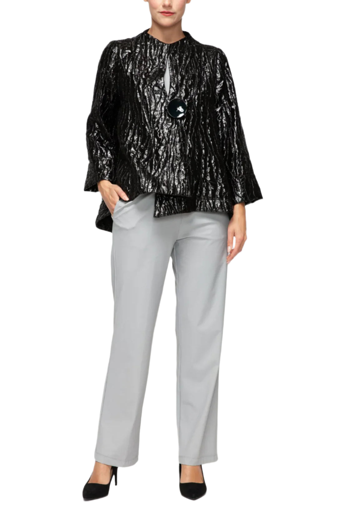 IC Collection Midnight Ripple Jacket | Unique Apparel USA