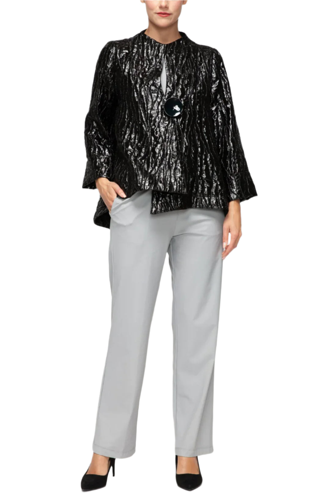 IC Collection Midnight Ripple Jacket-7141J