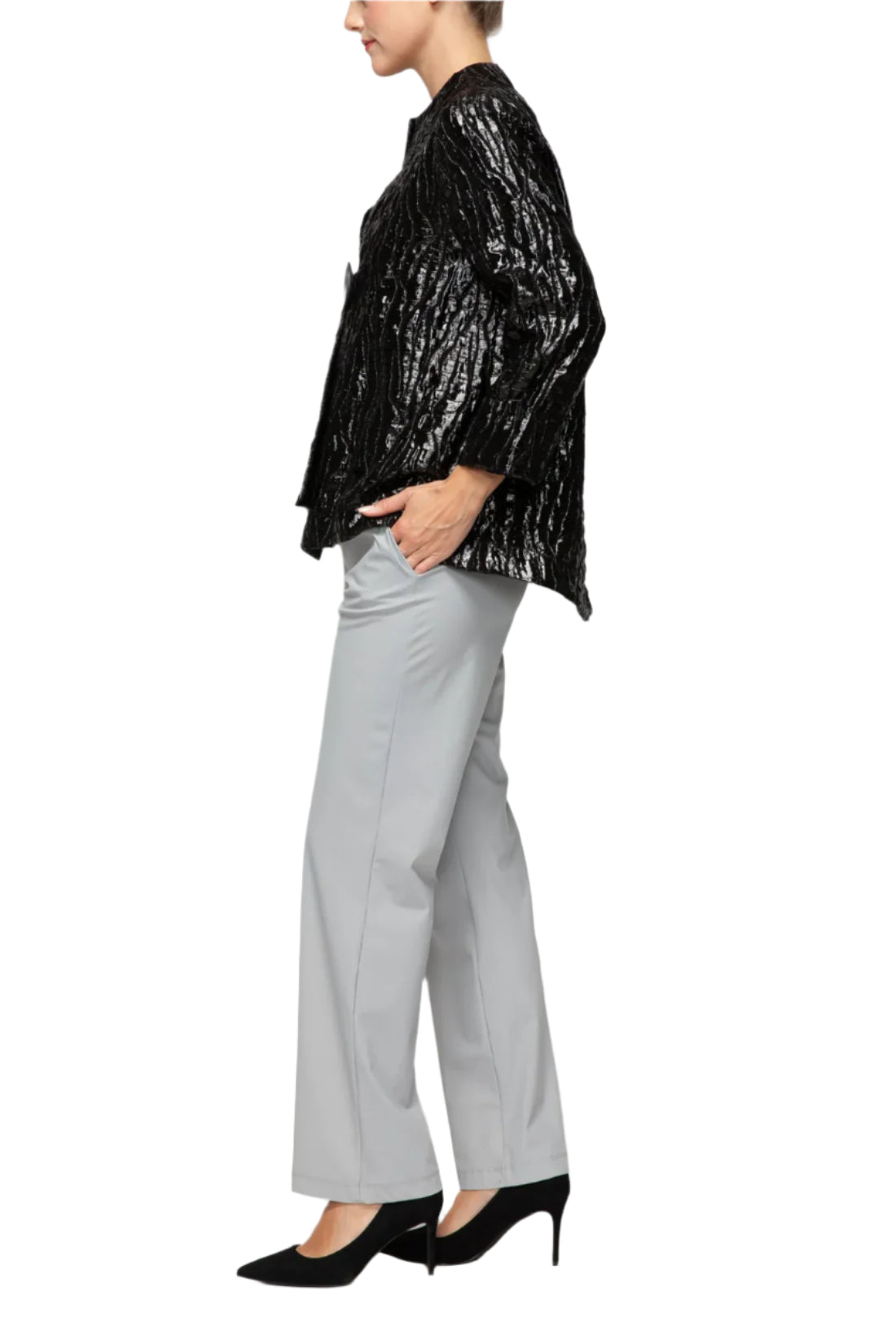 IC Collection Midnight Ripple Jacket-7141J