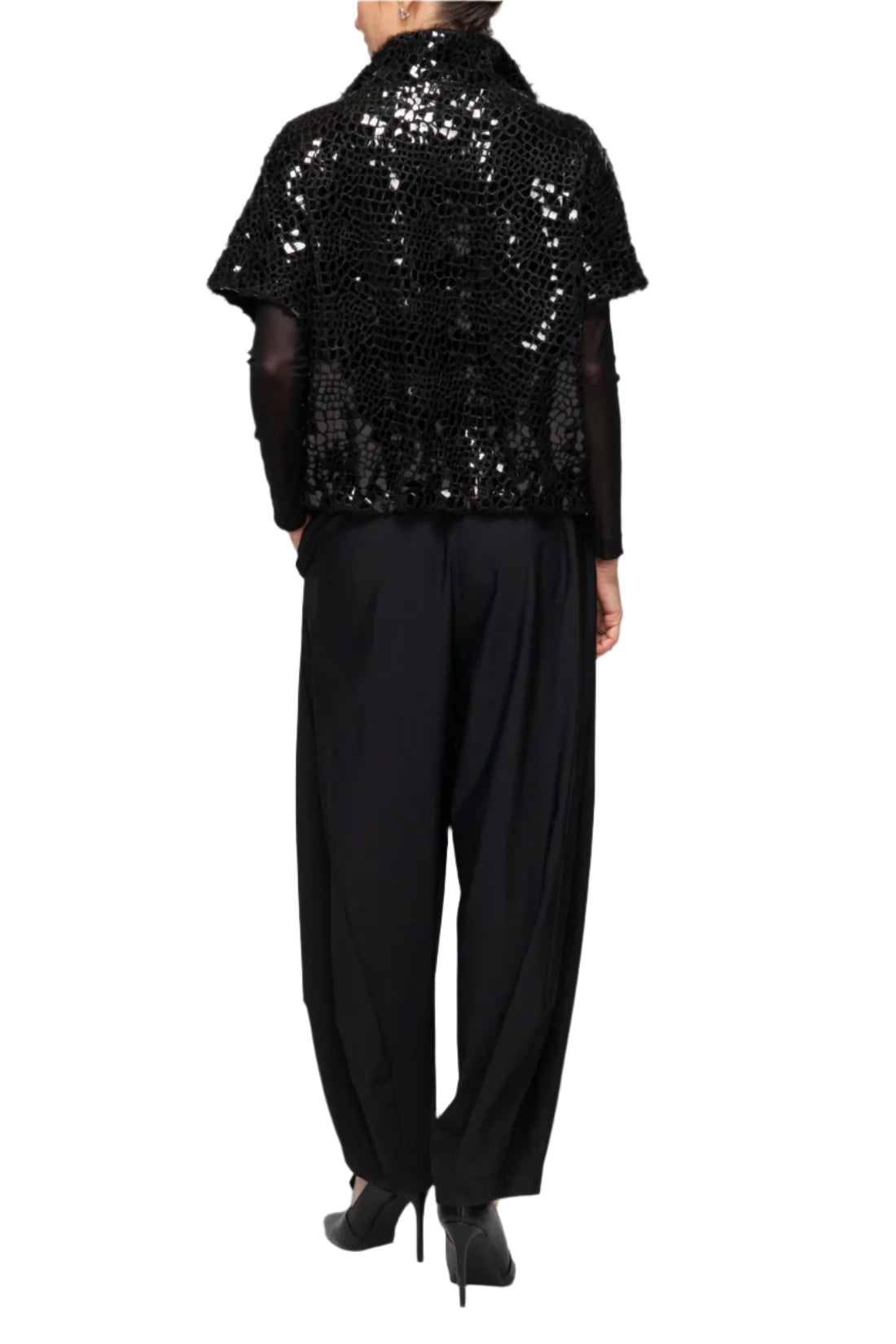 IC Collection Luna Sheen Zip Vest-7144V