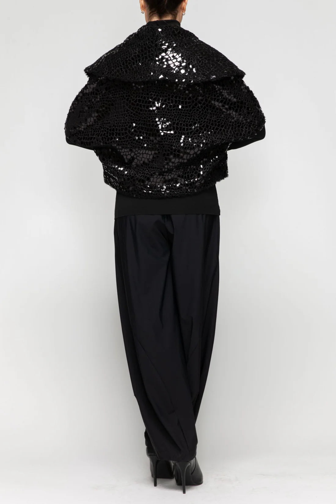 IC Collection Rip Sleeve Sheen Jacket-7145J