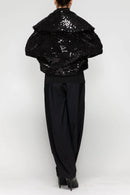 IC Collection Rip Sleeve Sheen Jacket-7145J