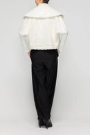 IC Collection Rip Sleeve Sheen Jacket-7145J