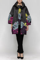 IC Collection Floral Bubble Sleeve Jacket-7212J