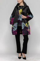 IC Collection Floral Bubble Sleeve Jacket-7212J