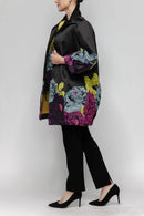 IC Collection Floral Bubble Sleeve Jacket-7212J