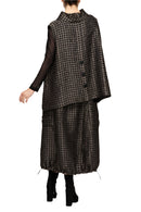 IC Collection Textured Bubble Skirt-7226S