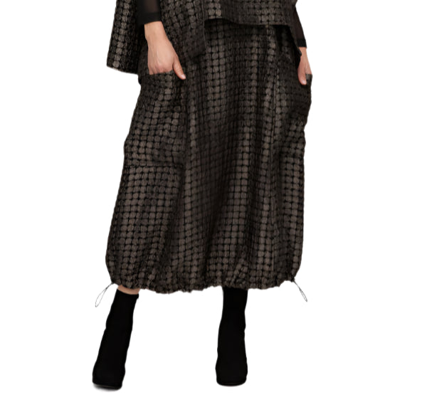 IC Collection Textured Bubble Skirt-7226S