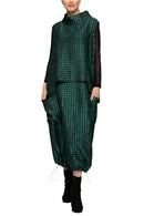 IC Collection Textured Bubble Skirt-7226S