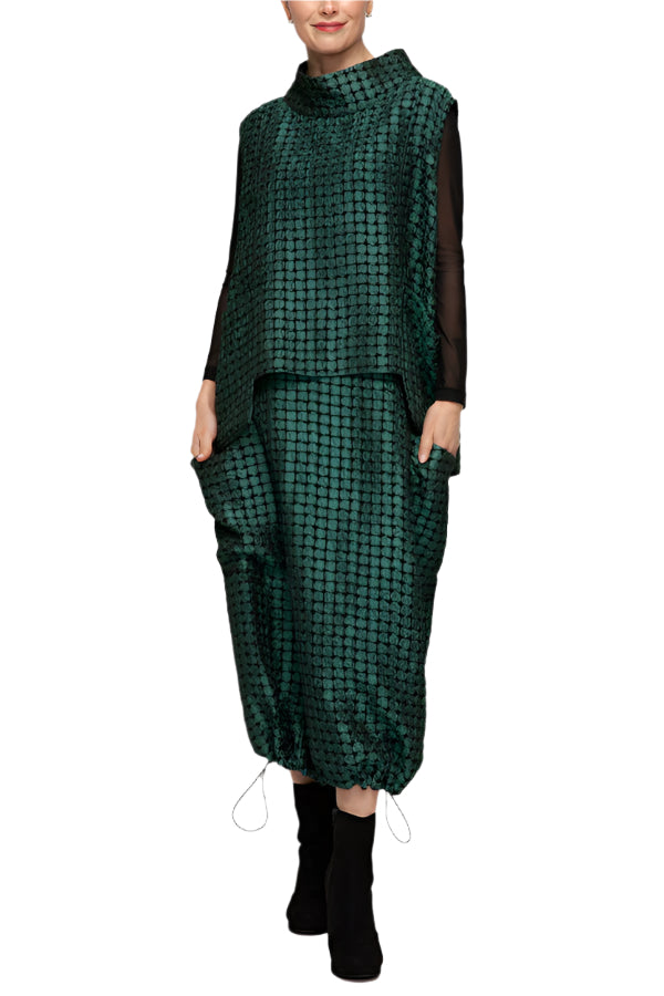 IC Collection Textured Bubble Skirt-7226S