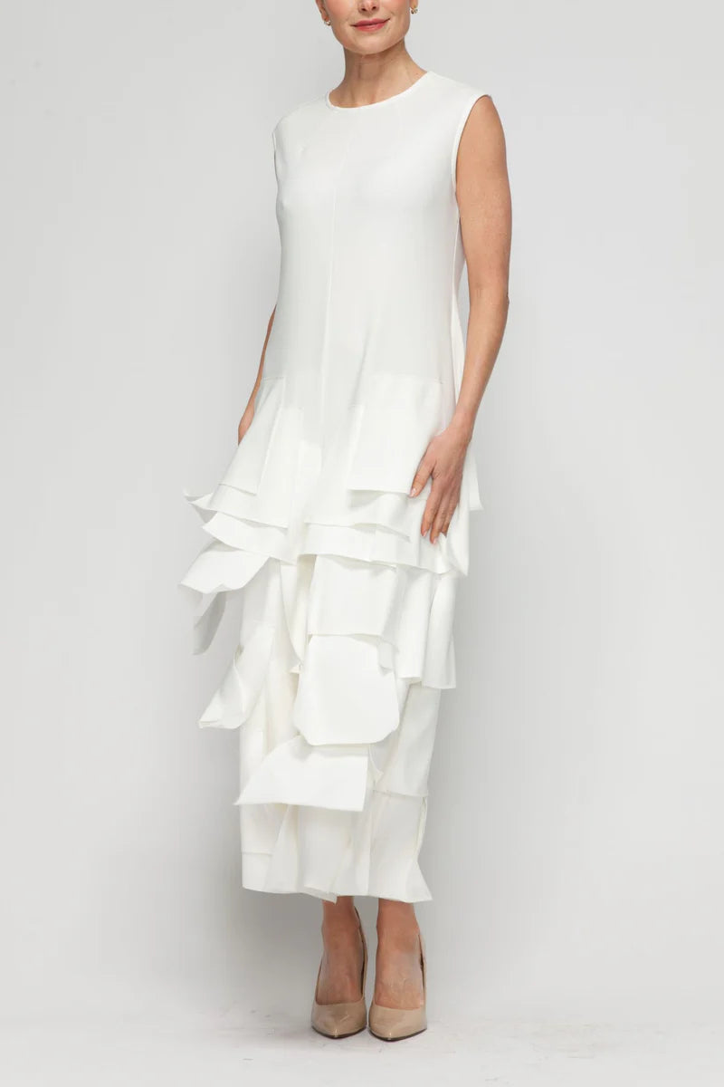 IC Collection Ruffle Statement Jumpsuit-7224JS