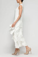 IC Collection Ruffle Statement Jumpsuit-7224JS