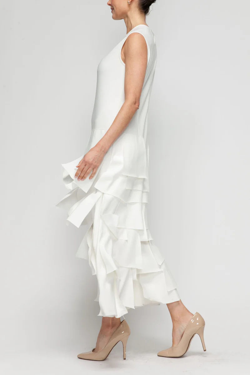 IC Collection Ruffle Statement Jumpsuit-7224JS