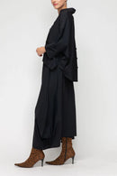 IC Collection Pleated V-Neck Boxy Top-7225V