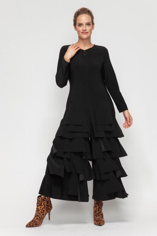 IC Collection Layered Ruffle Jumpsuit-7232JS