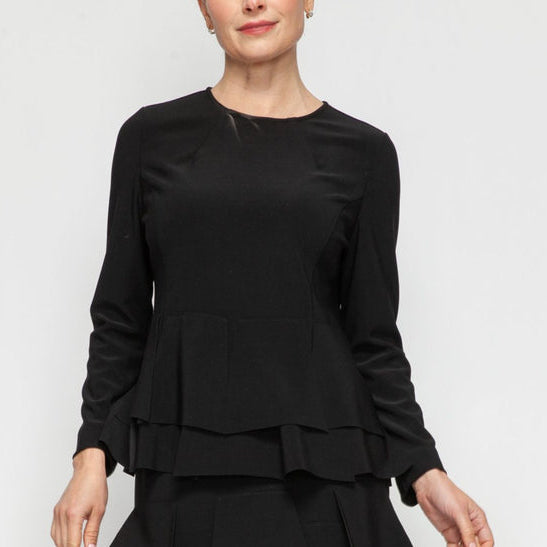 IC Collection "Luna" Layered Asymmetrical Top-7233T