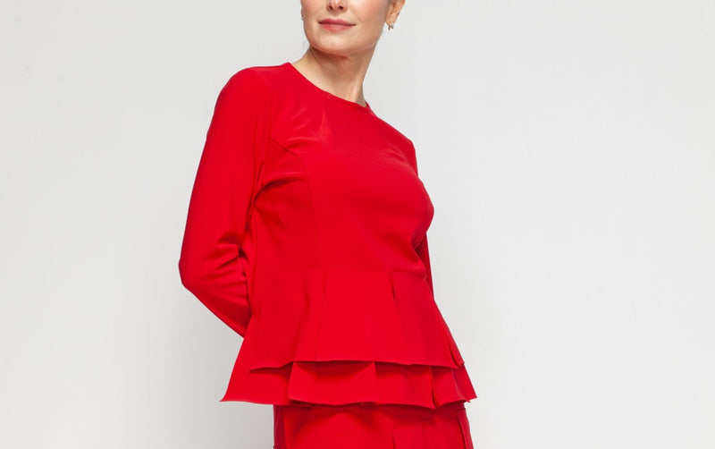 IC Collection "Luna" Layered Asymmetrical Top-7233T