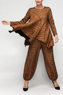 IC Collection Textured  Balloon Pants-7180P