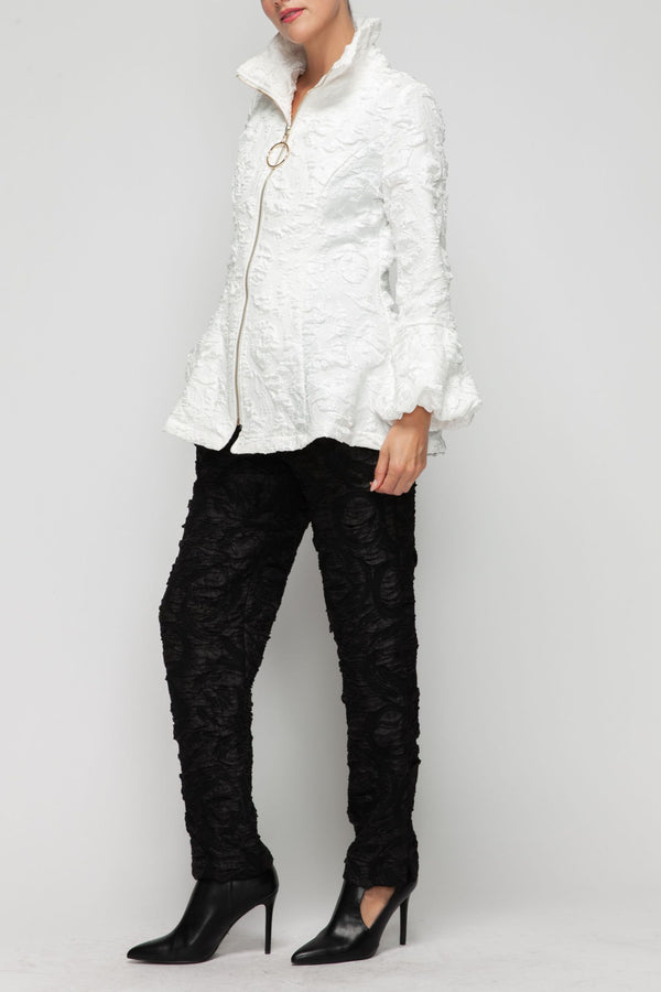 IC Collection Bloom Zip Up Jacket-7238J