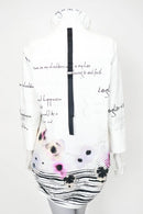 Front Zip "LOVE" Top- 7259B-PINK