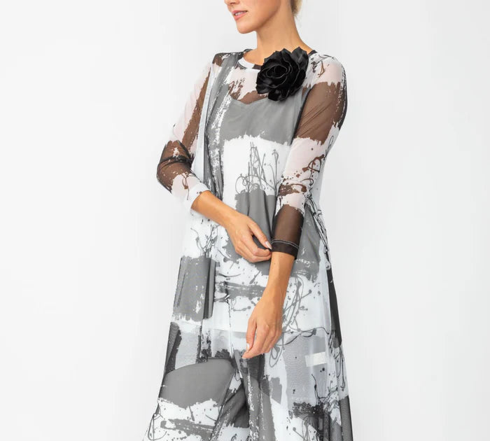 IC Collection Artist Print High/Low Tunic ONLY-7307T