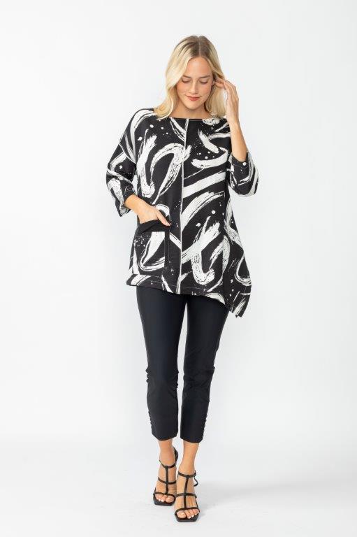 IC Collection Abstract One-Pocket Top 7313T