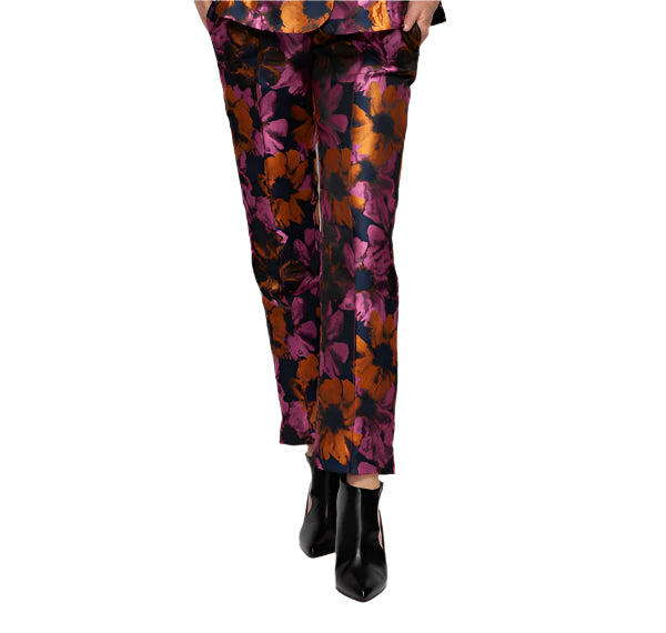 IC Collection Floral Print Pants-7551P