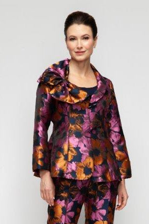 IC Collection Floral Print Jacket | Unique Apparel USA