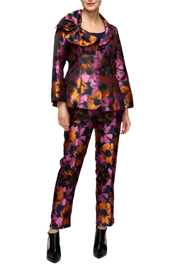 IC Collection Floral Print Pants-7551P