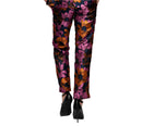 IC Collection Floral Print Pants-7551P