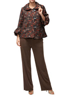 IC Collection Classic Collar Crop Jacket-7354J