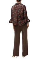 IC Collection Classic Collar Crop Jacket-7354J