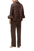 IC Collection Classic Collar Crop Jacket-7354J