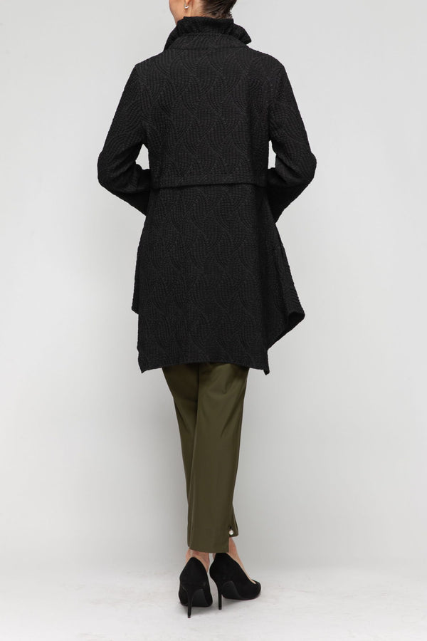 IC Collection Wire Collar Front-Zip Top-7359T