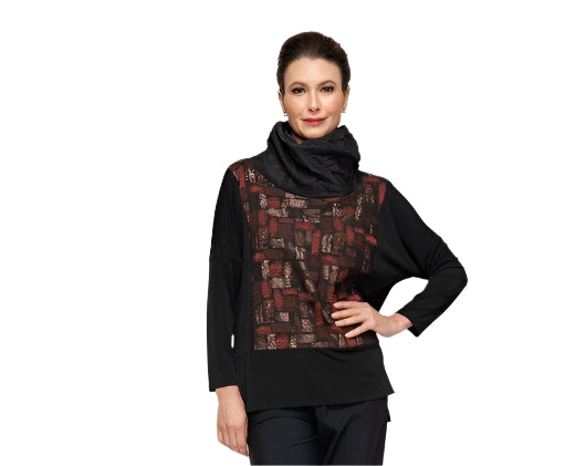 IC Collection Turtleneck Top-7379T