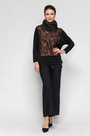 IC Collection Turtleneck Top-7379T