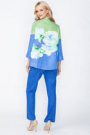 IC Collection One Button Floral Jacket-7887J