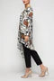 IC Collection Abstract Expressionst High/Low Tunic-7418T